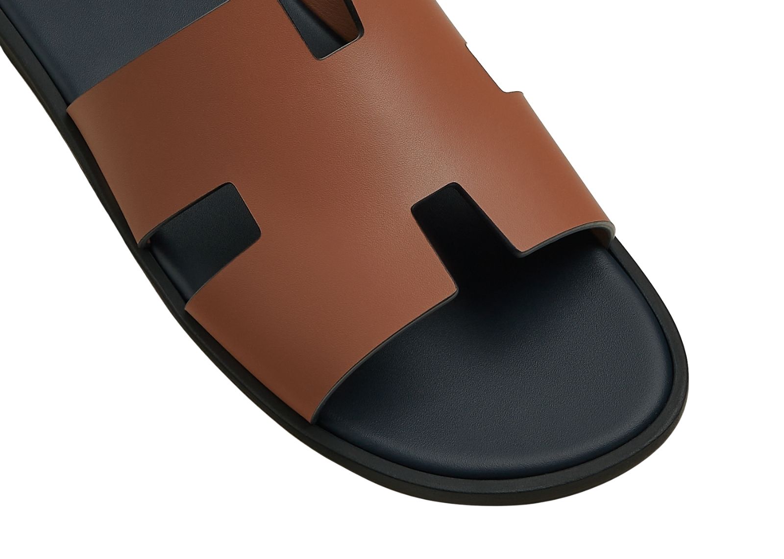 hermes izmir sandal gold navy smooth calfskin leather 4 1