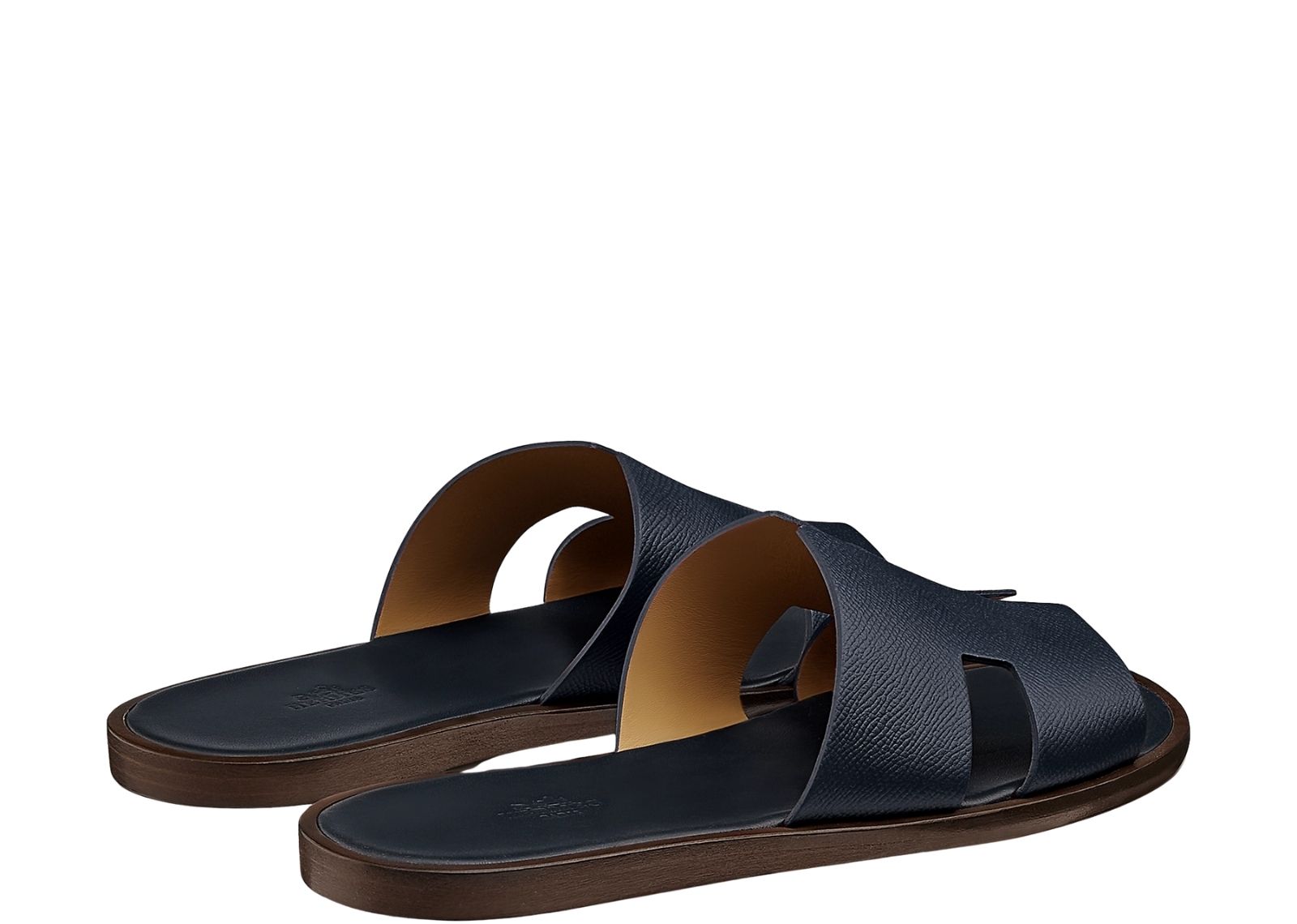 hermes izmir sandal marine smooth calfskin leather 3 1