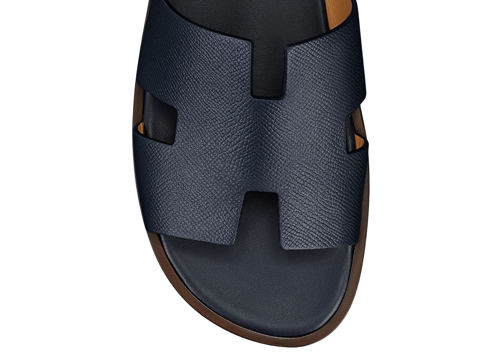 hermes izmir sandal marine smooth calfskin leather 4 1