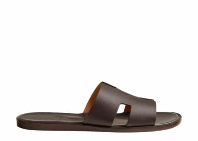 hermes izmir sandal moka smooth calfskin leather 1 3