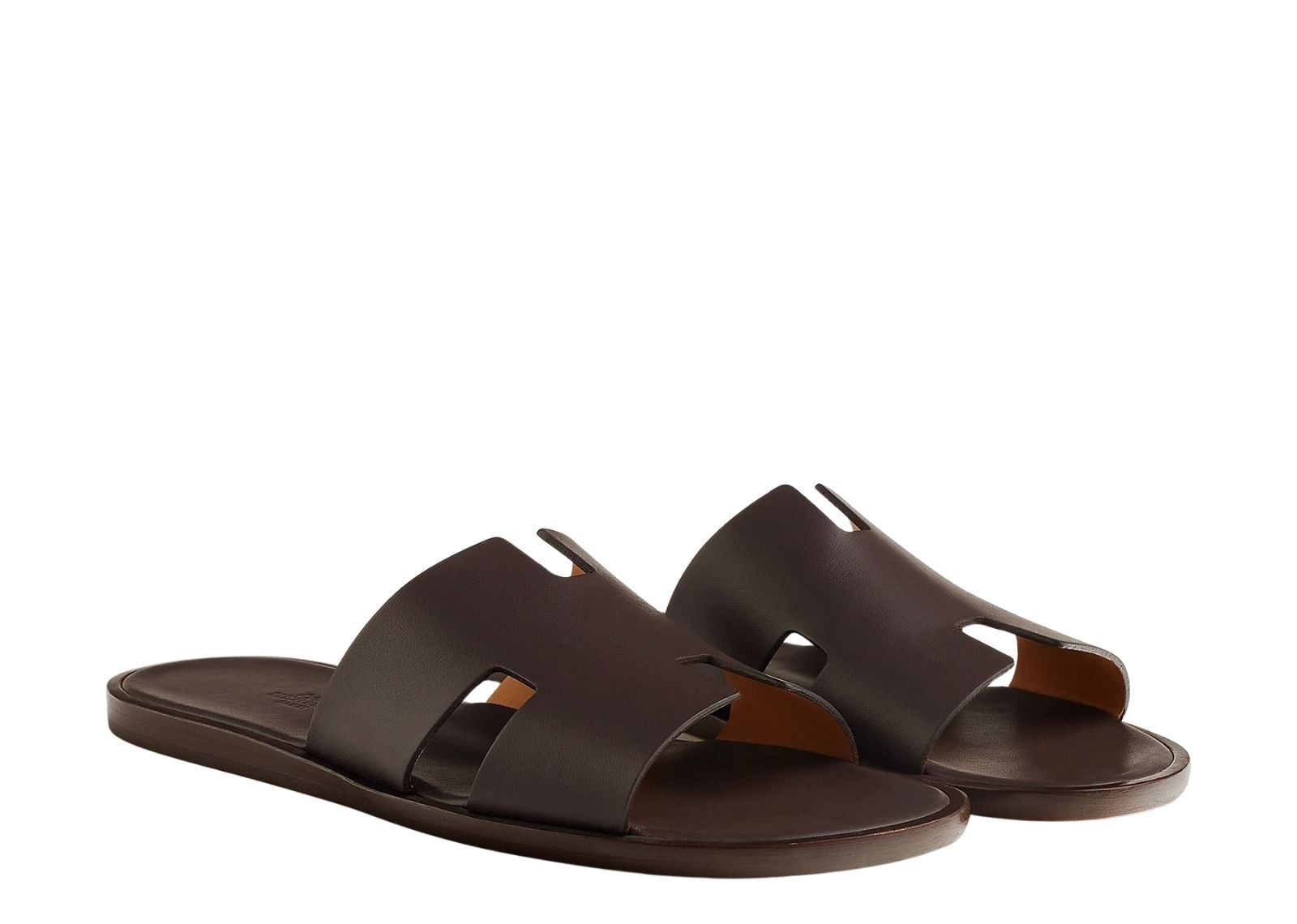 hermes izmir sandal moka smooth calfskin leather 2 3