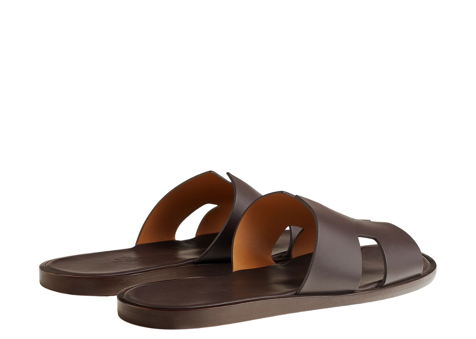 hermes izmir sandal moka smooth calfskin leather 3 3