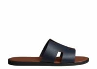 hermes izmir sandal navy gold smooth calfskin leather 1 1