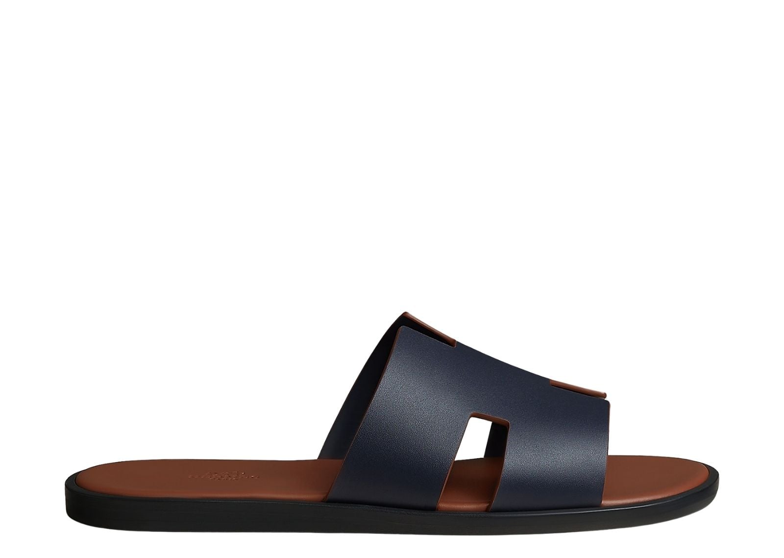 hermes izmir sandal navy gold smooth calfskin leather 1 1
