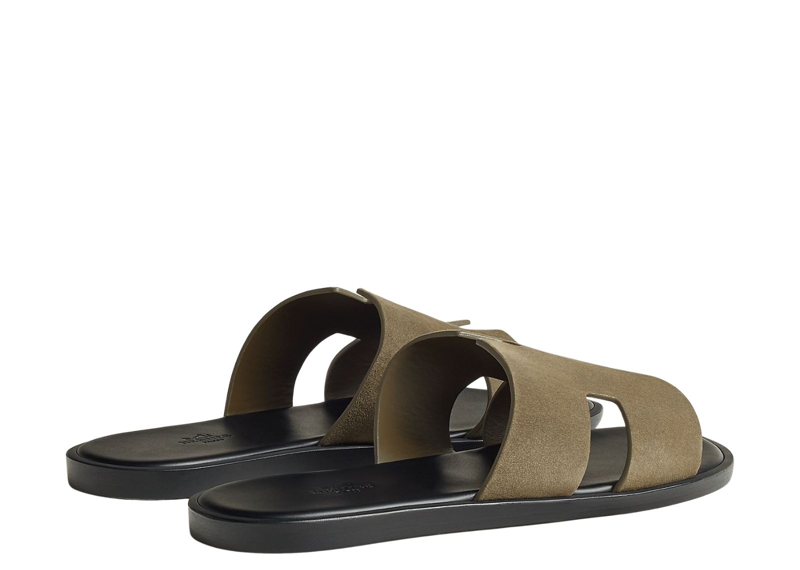 hermes izmir sandal vert toundra suede 3 1