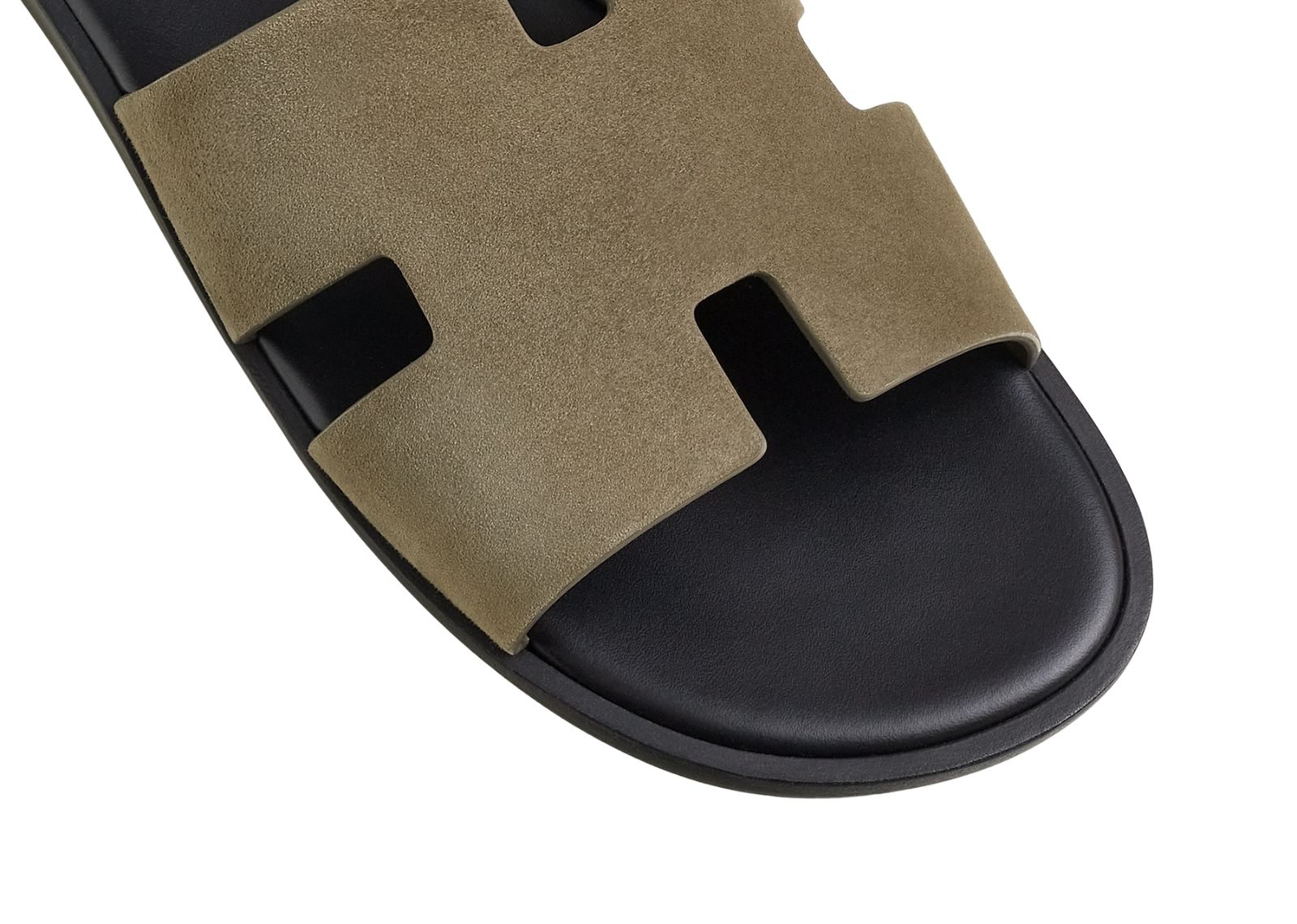 hermes izmir sandal vert toundra suede 4 1