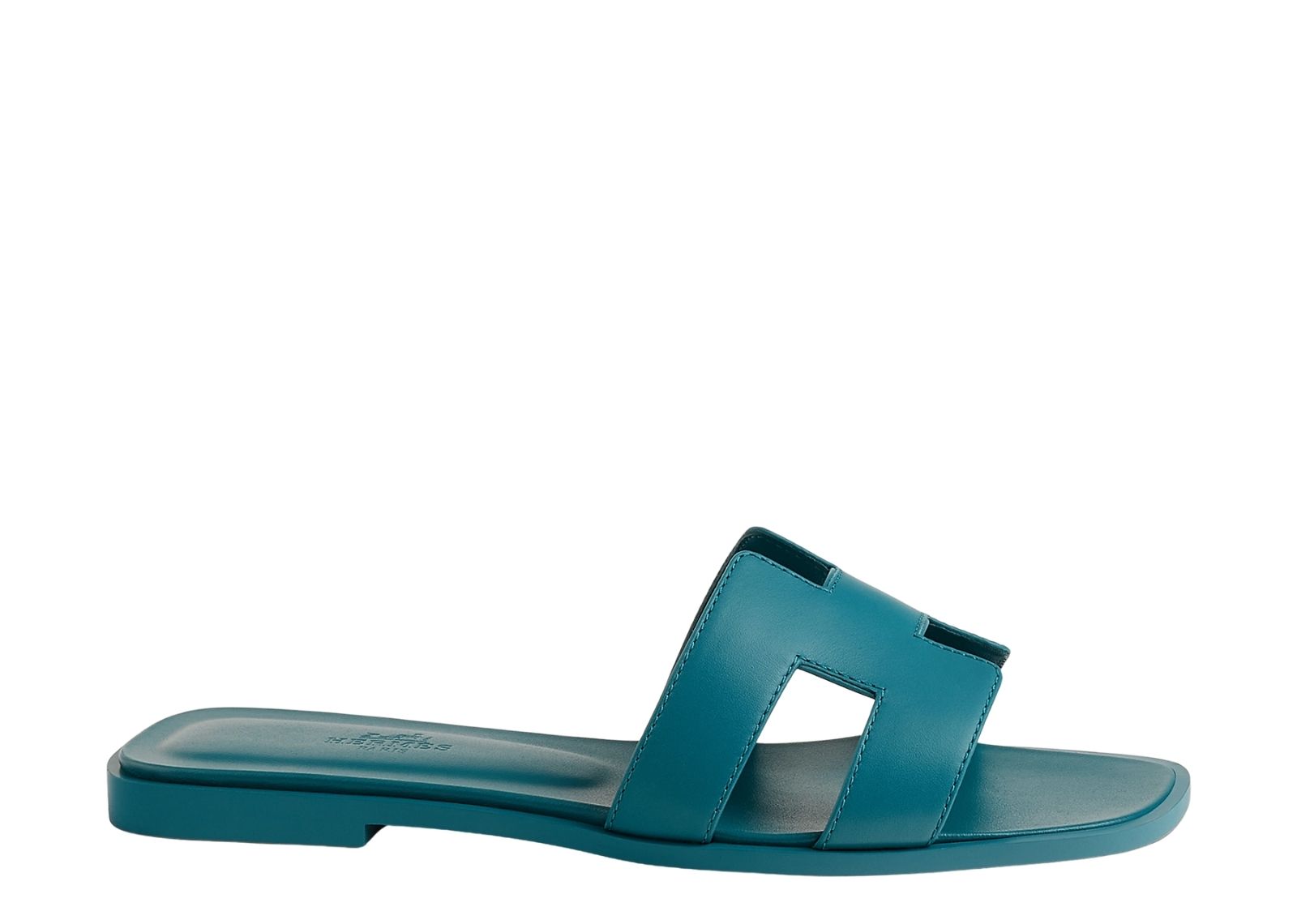 hermes oran sandal bleu iroise box calfskin leather 1 1