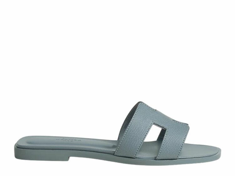 hermes oran sandal blue box calfskin leather 1 1