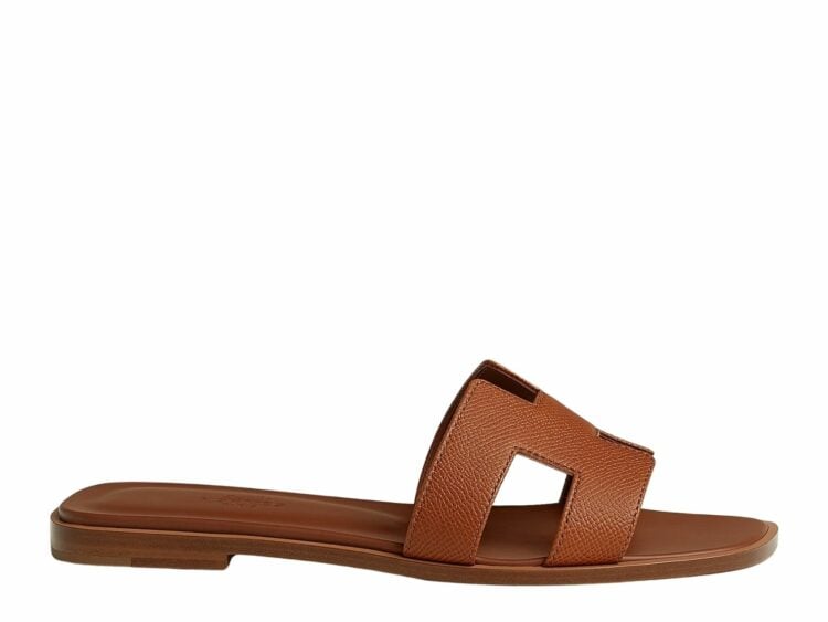 hermes oran sandal goldgold box calfskin leather 1 1