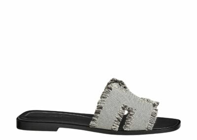 hermes oran sandal prunoir box fabric 1 1