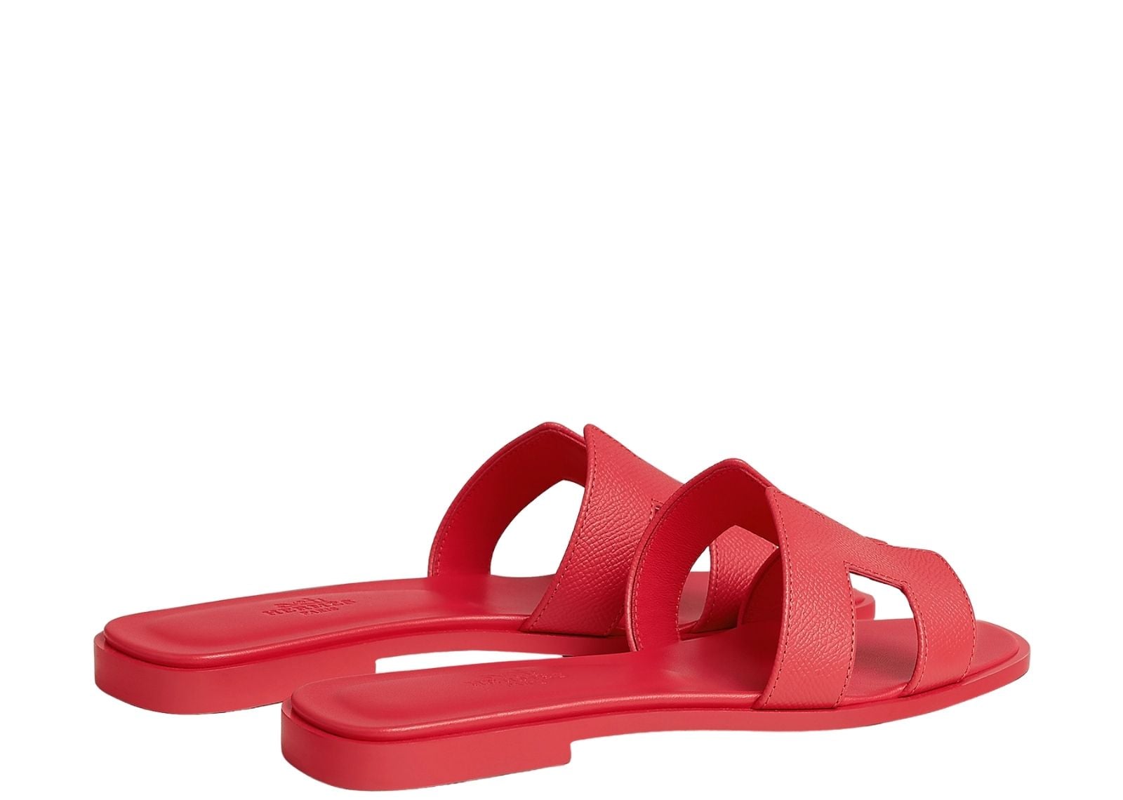 hermes oran sandal rose grenade box calfskin leather 4 1
