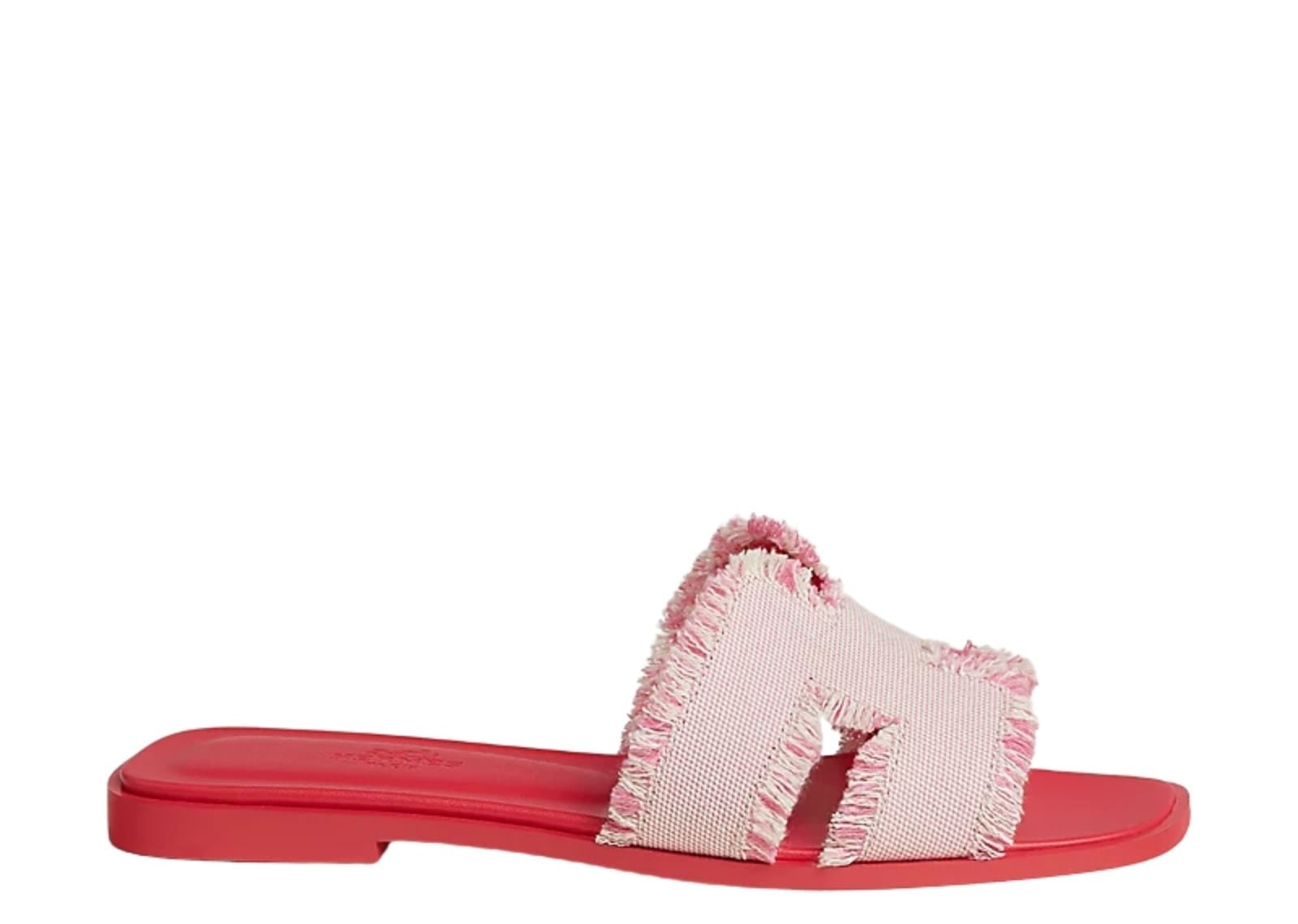 hermes oran sandal rose grenade box fabric 1 1