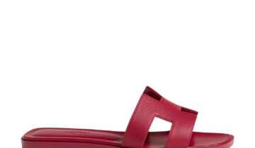 Hermes Oran Sandal Rose Magenta Box Calfskin Leather