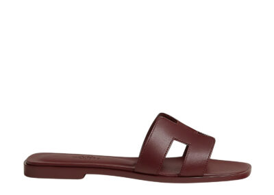 hermes oran sandal rouge h box calfskin leather 1 1