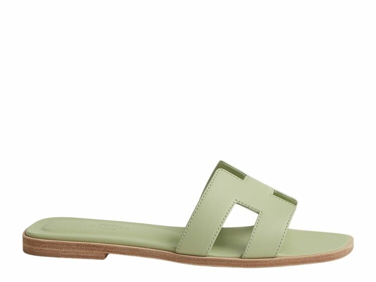 hermes oran sandal vert de mer box calfskin leather 1 1
