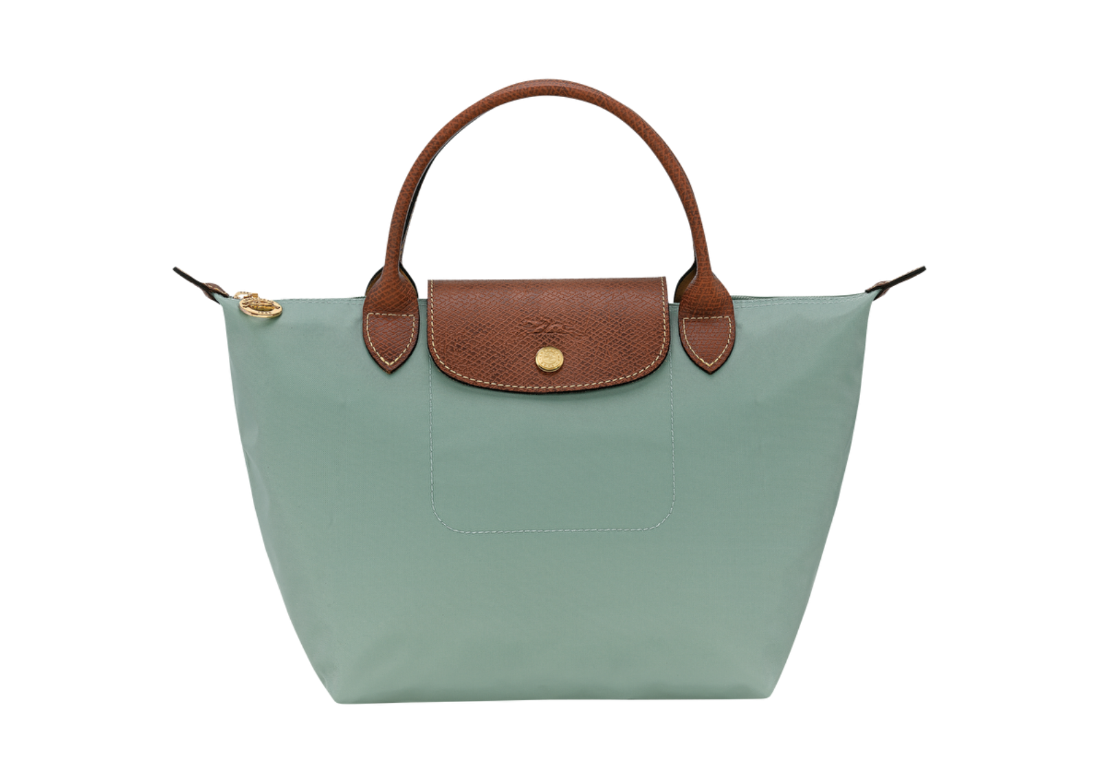 longchamp le pliage green small handbag celadon 1 1