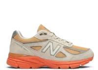 New Balance 990v4 MiUSA Moonbeam Tangerine Heat