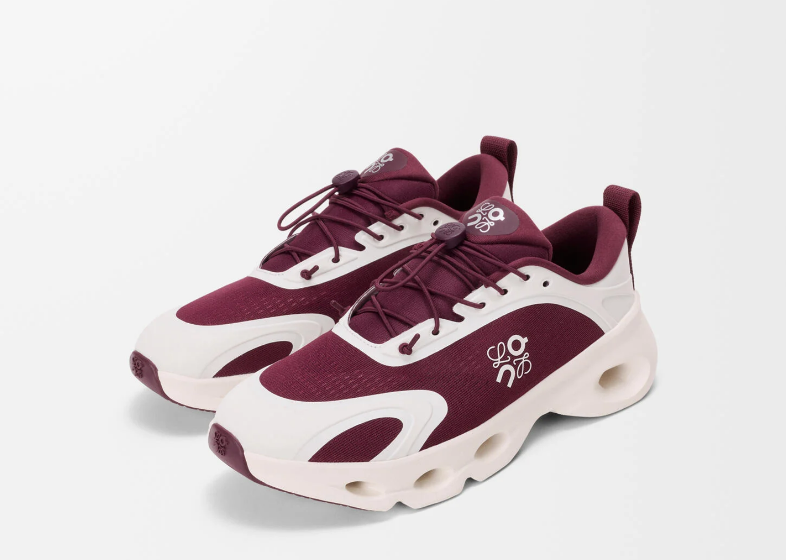 on running cloudsolo loewe burgundy eggshell w 2 1