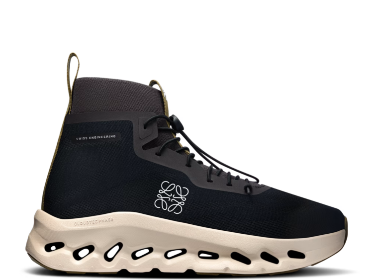 on running cloudtilt hi loewe black oatmeal olive w 1 1
