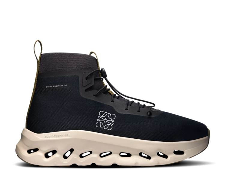 on running cloudtilt hi loewe black oatmeal olive 1 1