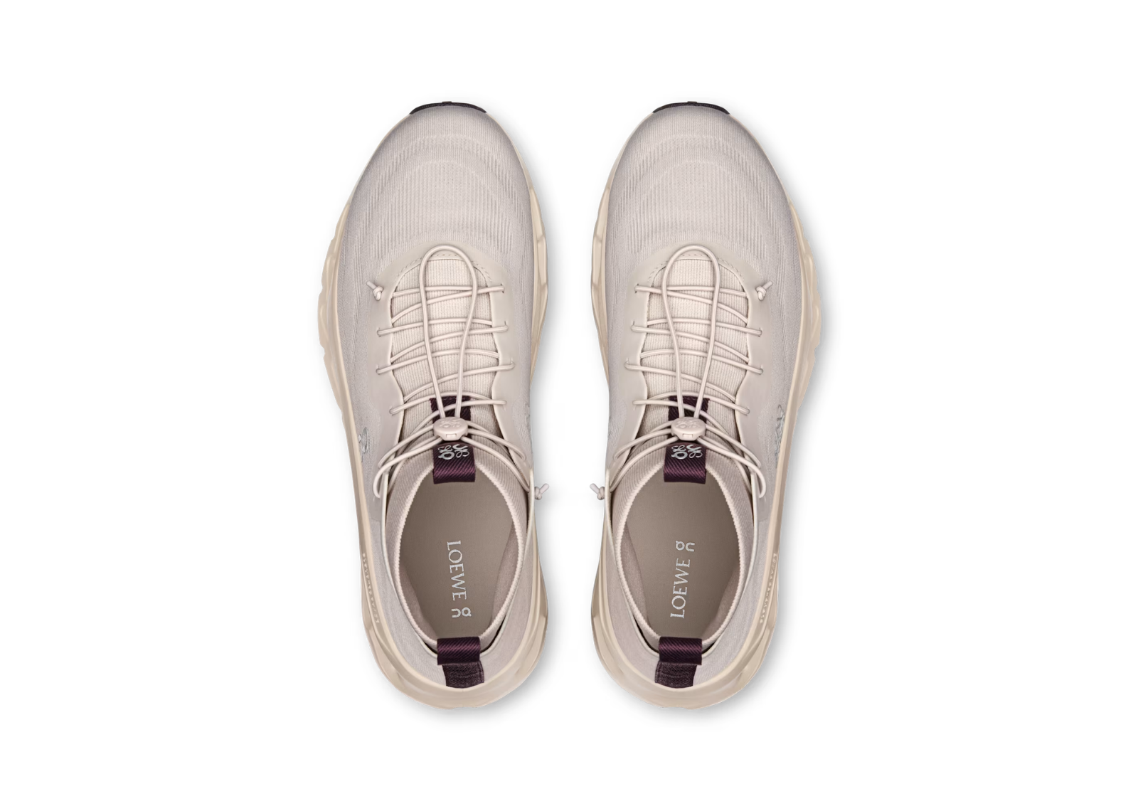 on running cloudtilt hi loewe sand oatmeal plum 2 1