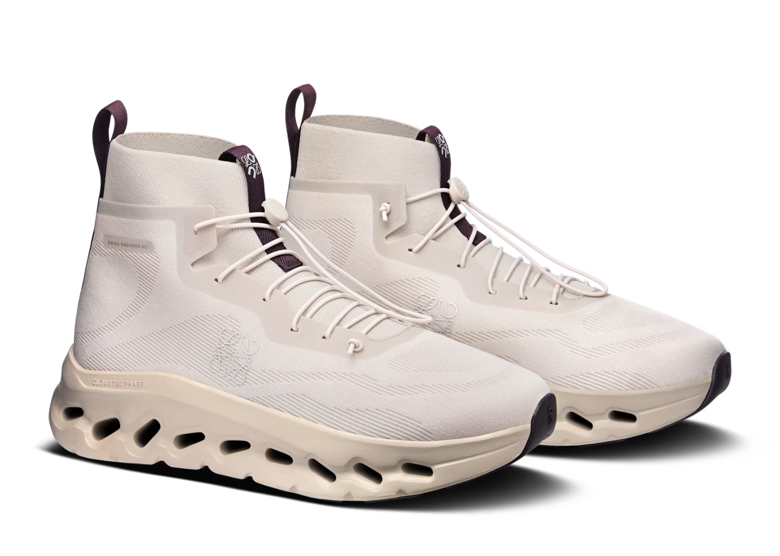 on running cloudtilt hi loewe sand oatmeal plum 5 1