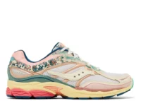 Saucony ProGrid Omni 9 Floral Beige Blue