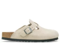 Birkenstock Boston Soft Footbed Suede Oyster Tonal