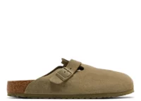 Birkenstock Boston Suede Faded Khaki