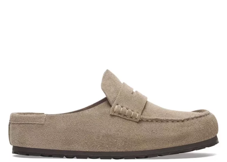 Birkenstock Naples Wrapped Suede Leather Taupe