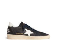 golden goose ball star dark blue suede white leather star dark blue heel tab w 1 1