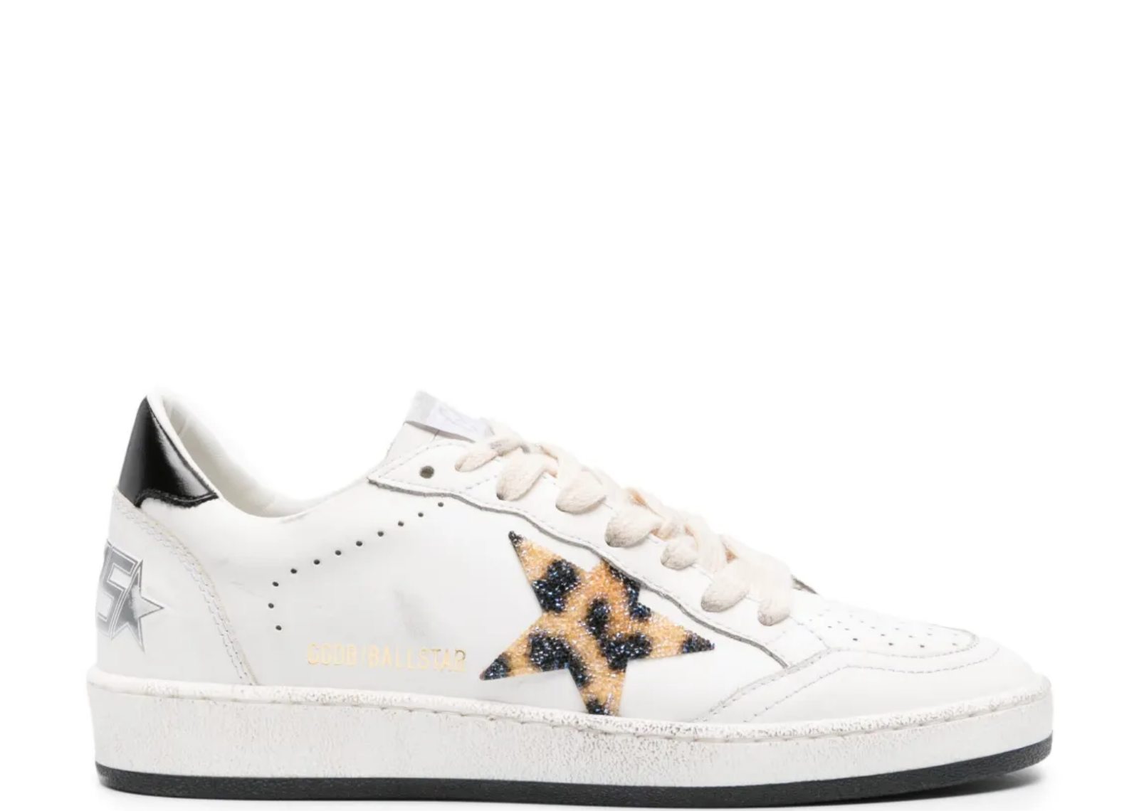 golden goose ball star leopard print star swarovski crystals w 1 1