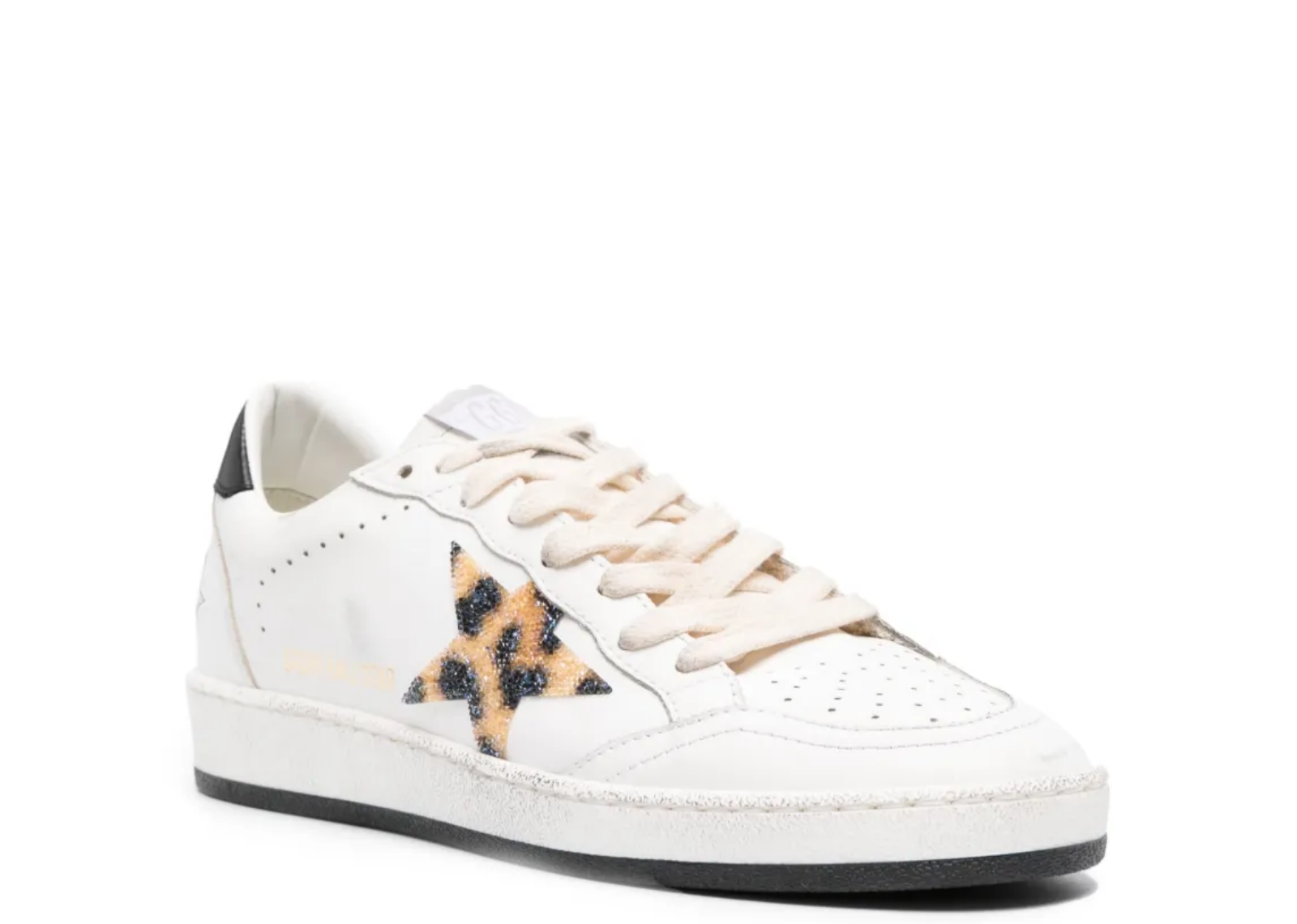 golden goose ball star leopard print star swarovski crystals w 2 1