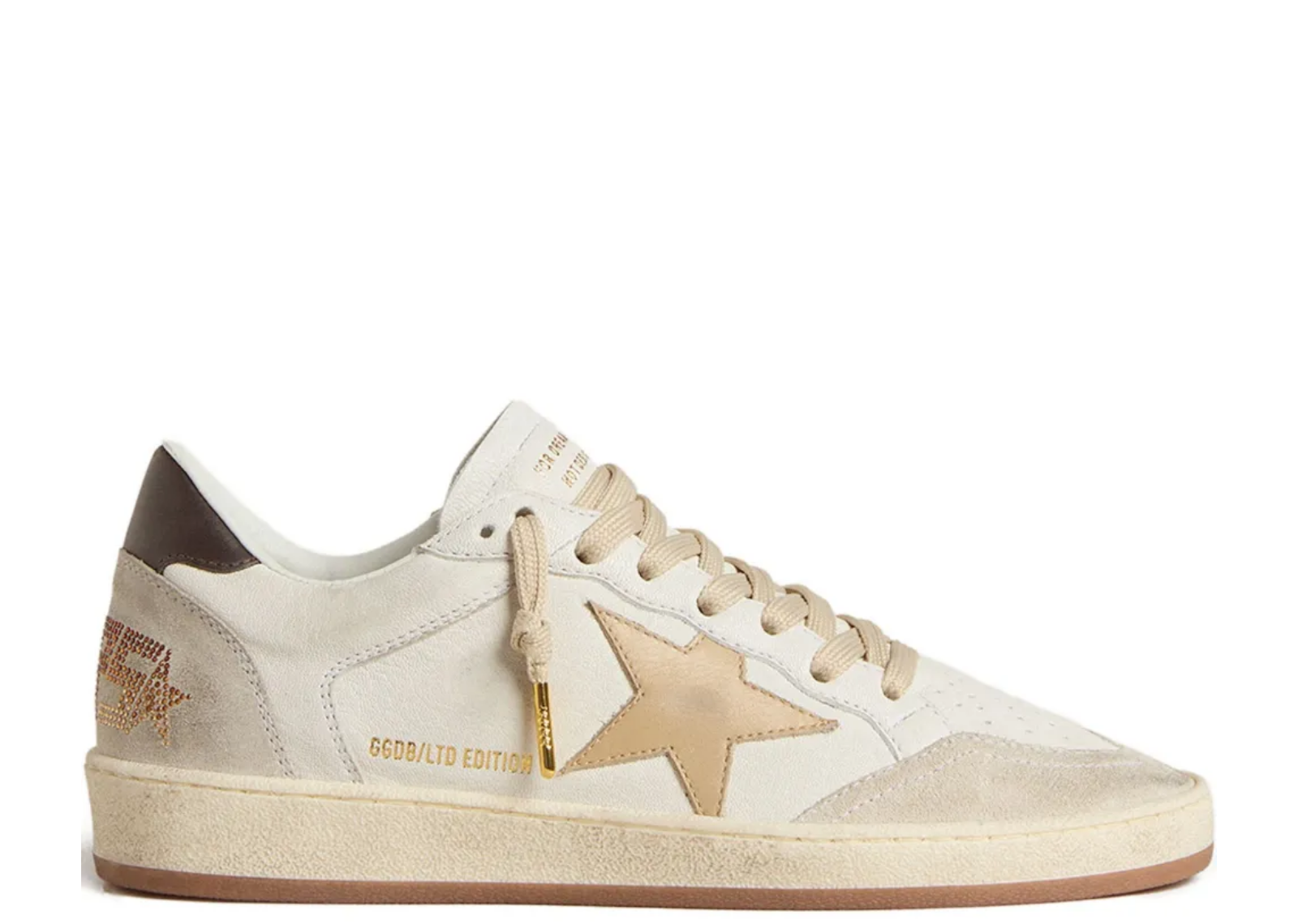 golden goose ball star ltd beige star black heel tab w 1 1
