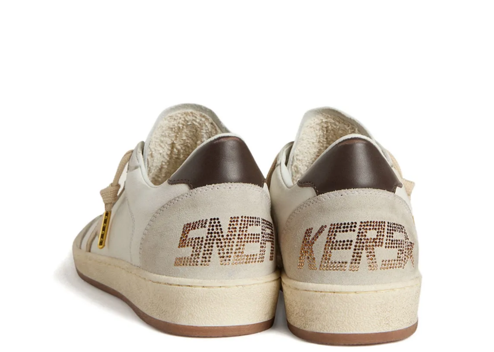 golden goose ball star ltd beige star black heel tab w 3 1