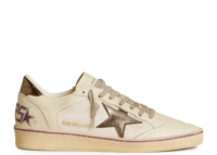 golden goose ball star mesh metallic leather star metallic heel tab w 1 1