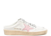 golden goose ball star sabot white nappa old rose leather star w 1 1