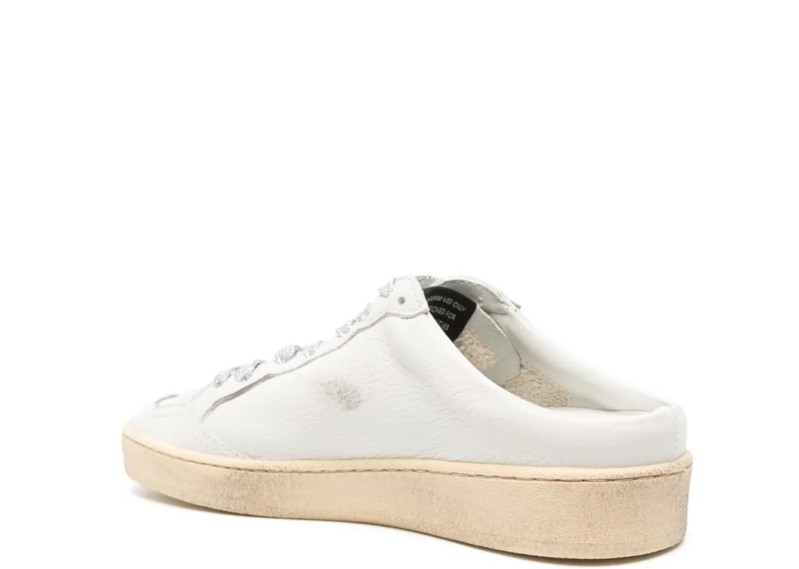 golden goose ball star sabot white nappa old rose leather star w 3 1