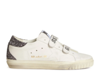 Golden Goose Bio-Based Old School Perforated Star Glitter Heel Tab (W)
