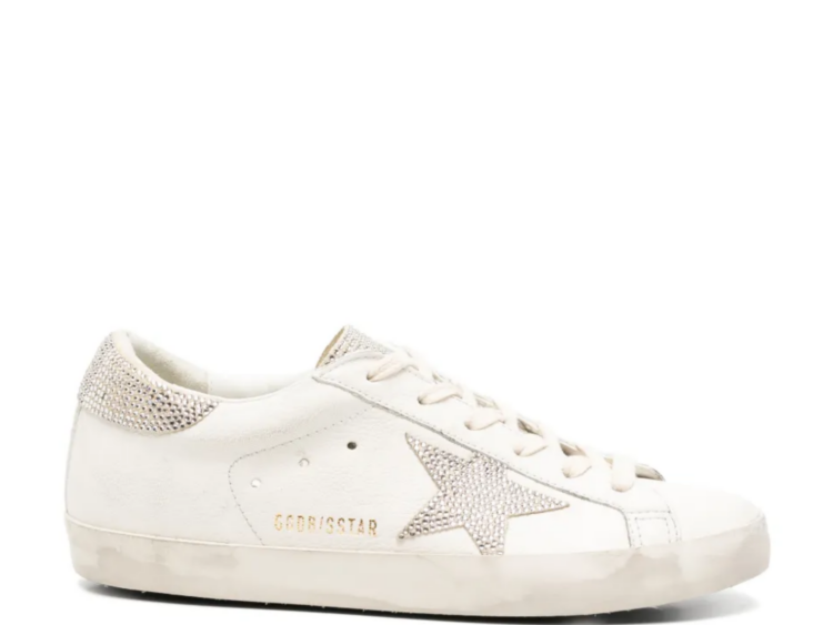 golden goose super star beige swarovski crystal star w 1 1