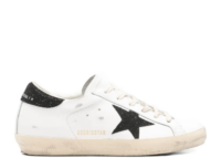 Golden Goose Super-Star Black Swarovski Crystal Star Heel Tab (W)
