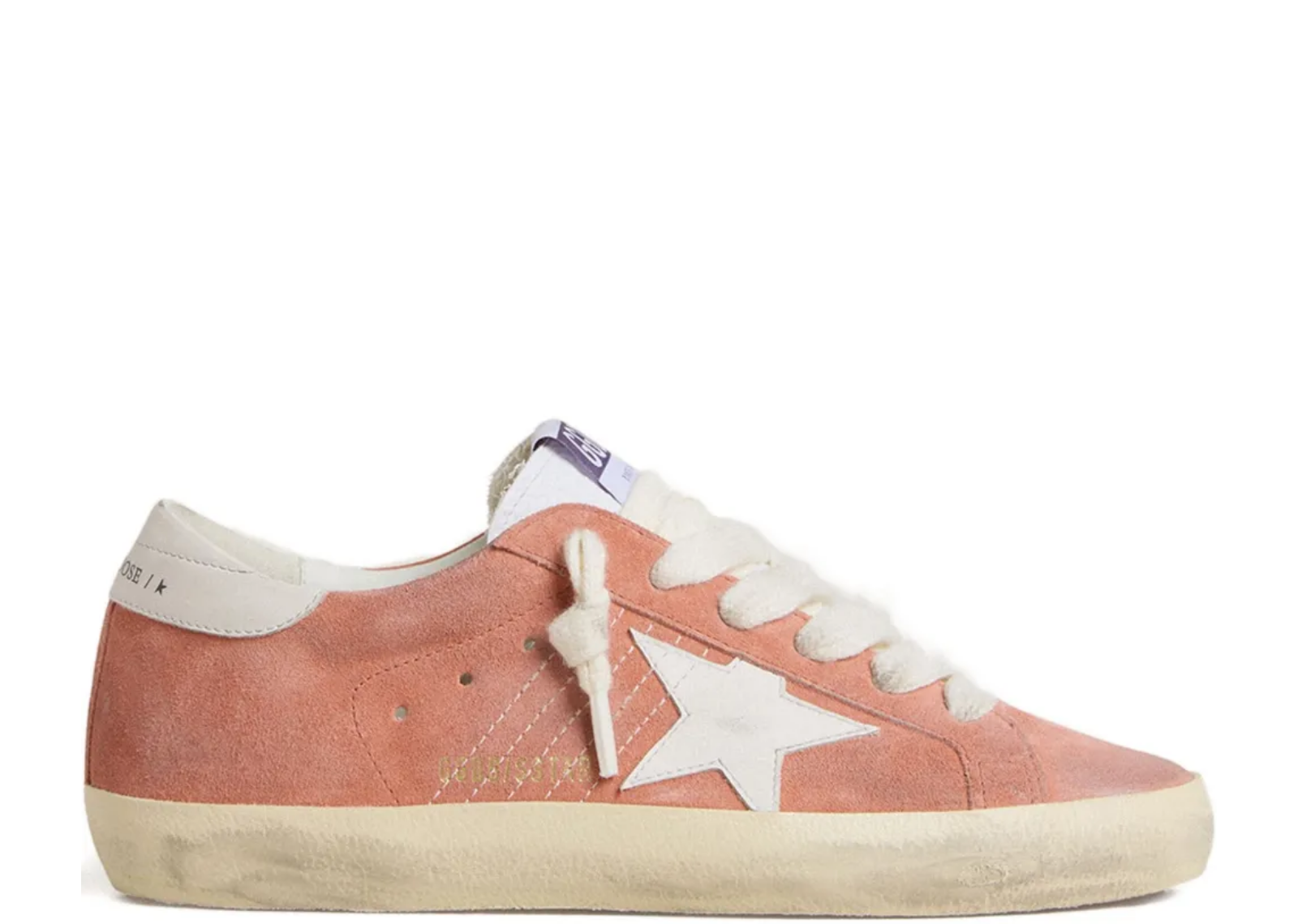 golden goose super star coral suede white leather star w 1 1