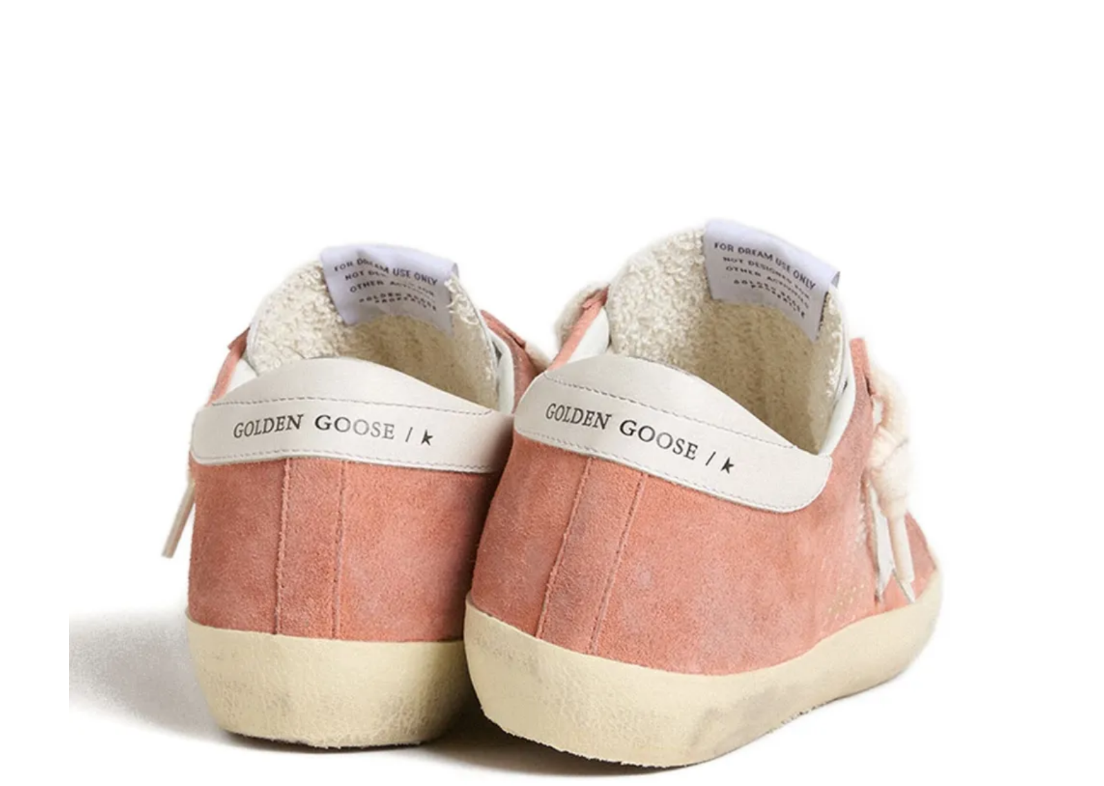 golden goose super star coral suede white leather star w 3 1