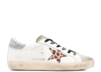 Golden Goose Super-Star Leopard Print Swarovski Crystal Star (W)