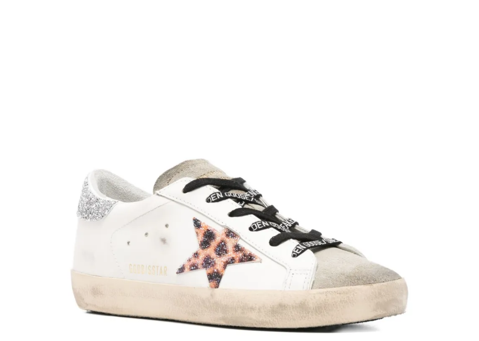 golden goose super star leopard print swarovski crystal star w 2 1