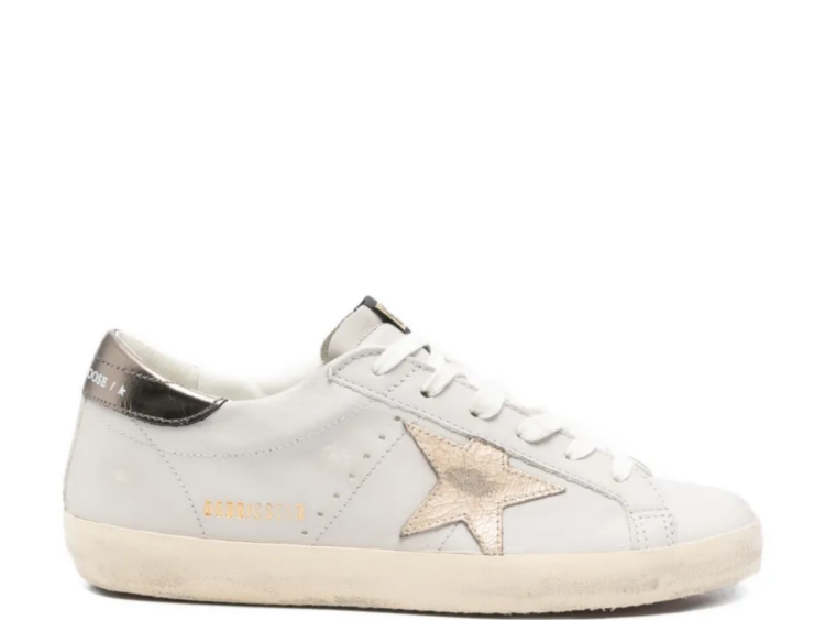 golden goose super star powder light blue platinum crackle star w 1 1