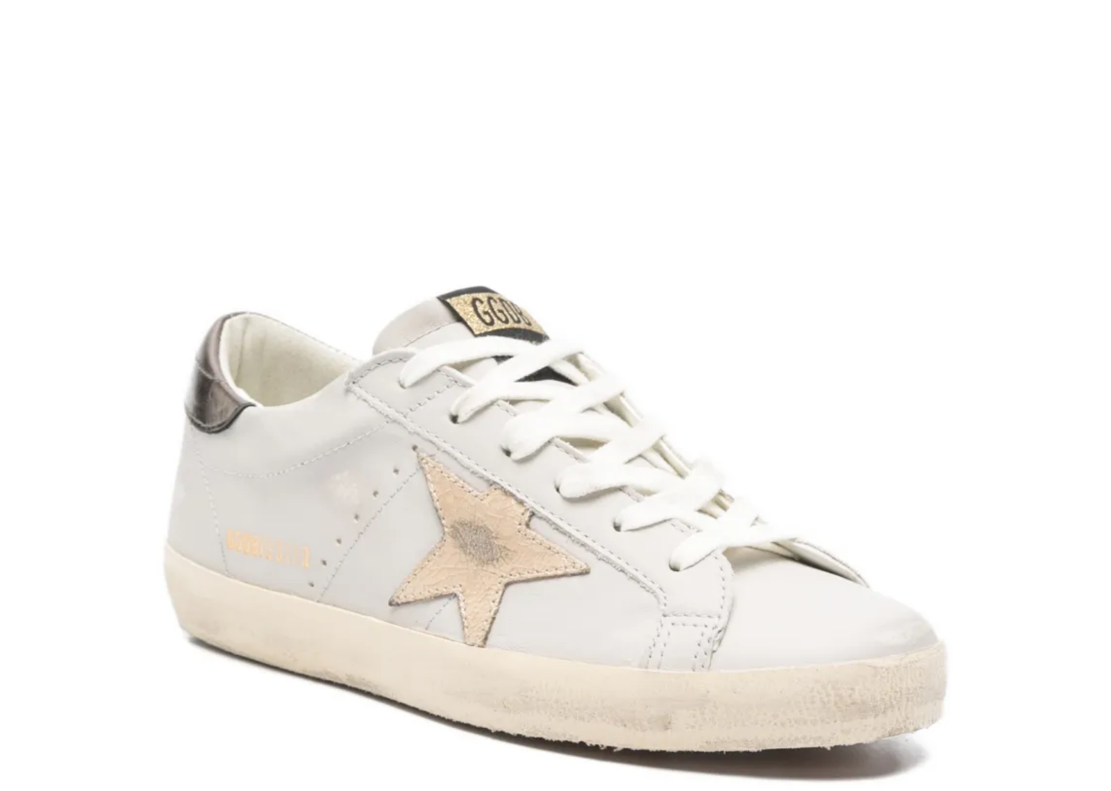 golden goose super star powder light blue platinum crackle star w 2 1