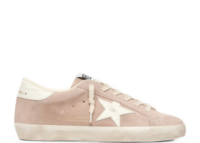 golden goose super star powder pink suede white star powder pink heel tab w 1 1