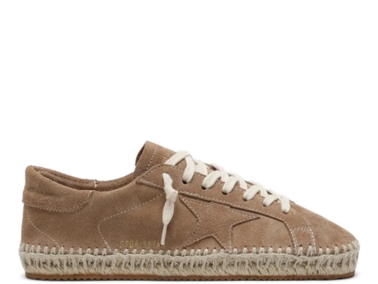 golden goose super star tobacco suede beige suede star rope sole w 1 1
