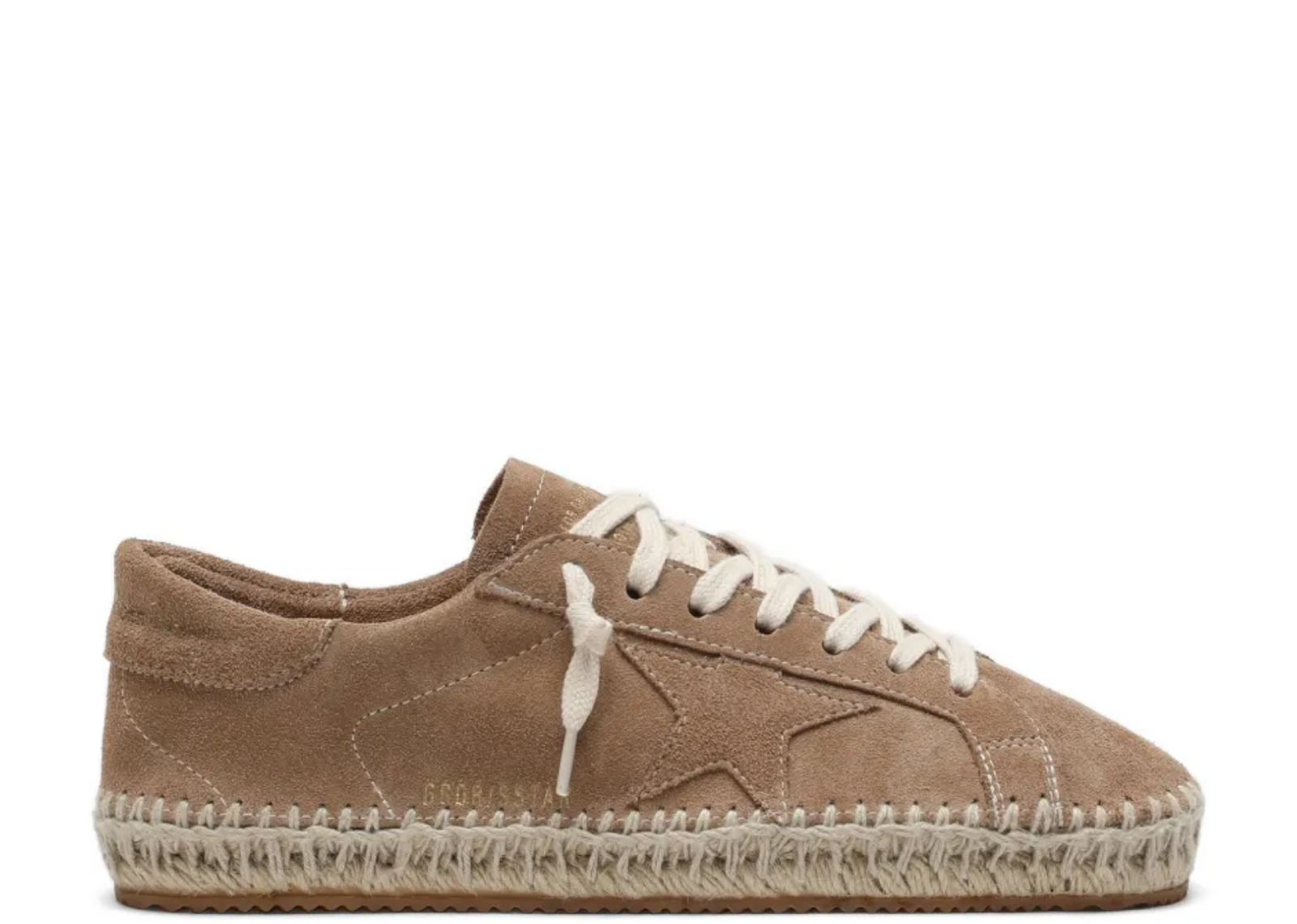 golden goose super star tobacco suede beige suede star rope sole w 1 1